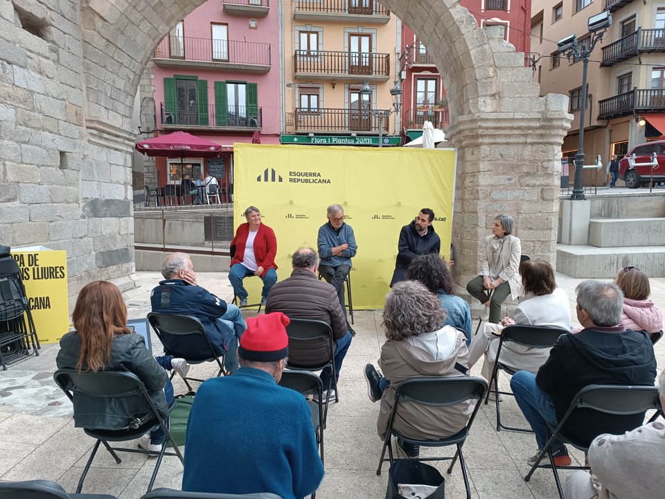 Acte a Puigcerdà amb el Conseller Roger Torrent