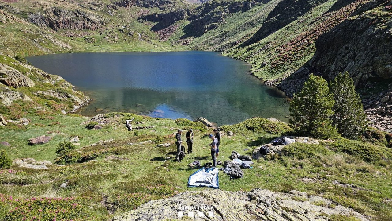 Agents Rurals denúncies acampada il·legal Aigüestortes 1