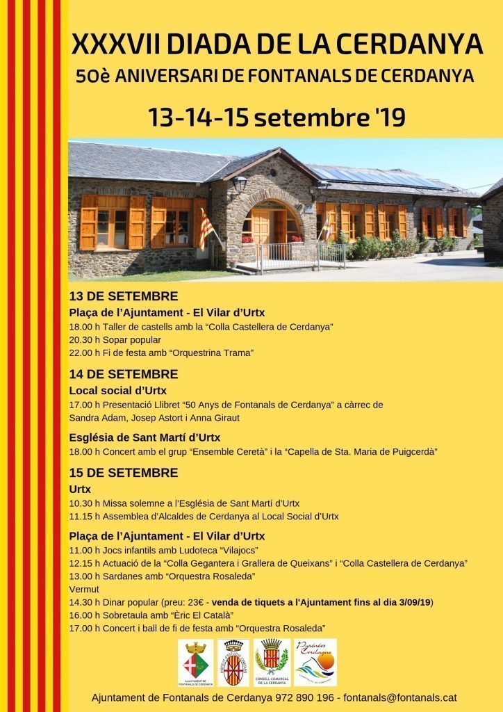 Fontanals Ha Celebrat Aquest Cap De Setmana La 37a Diada De La Cerdanya